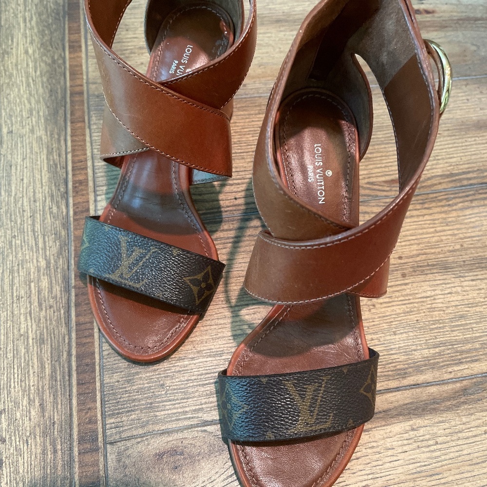 Authentic Louis Vuitton sandals